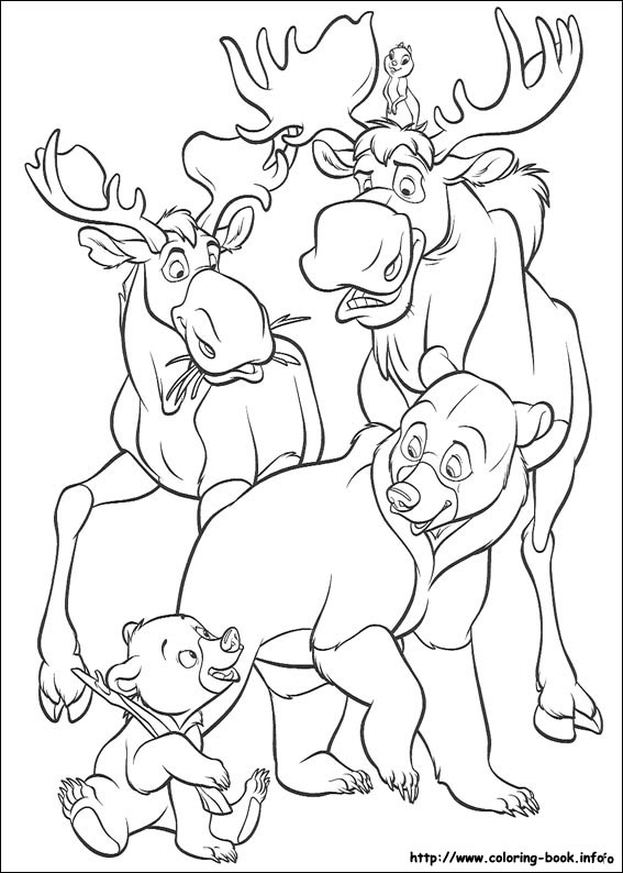 Brother Bear coloring picture